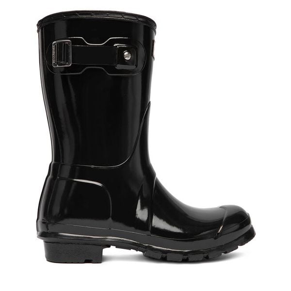 Kalosze Hunter. Czarne kalosze damskie Hunter, bez wzorów, bez zapięcia. Za 219.99 zł.