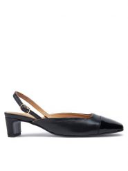 ALOHAS Sandały Lindy Bliss S100430 Czarny. Czarne sandały damskie ALOHAS, bez wzorów, ze skóry, bez obcasa, na słupku, bez zapięcia. Za 339.99 zł.