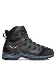 Salewa Trekkingi Ms Mnt Trainer Lite Mid Gtx GORE-TEX 61359-0971 Czarny. Czarne botki męskie Salewa, bez wzorów, z gore-texu, bez obcasa, bez zapięcia. Za 719.20 zł.