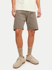 Jack & Jones Szorty jeansowe Tony 12249043 Beżowy Loose Fit. Brązowe szorty męskie Jack & Jones, bez wzorów, z bawełny. Za 189.99 zł.