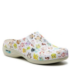 Klapki Nursing Care. Białe klapki damskie Nursing Care, bez wzorów, bez obcasa, bez zapięcia. Za 339.99 zł.