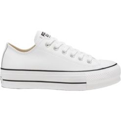 Trampki Converse Chuck Taylor All Star Lift. Białe trampki i tenisówki damskie Converse, bez wzorów, bez zapięcia. W wyprzedaży za 490.00 zł.