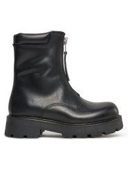 Vagabond Botki Cosmo 2.0 5455-201-20 Czarny. Czarne botki damskie Vagabond Shoemakers, bez wzorów, ze skóry, bez obcasa, na płaskiej podeszwie, bez zapięcia. Za 819.99 zł.
