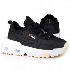 Buty dmaskie sportowe Fila UPGR8. Białe obuwie sportowe damskie Fila, bez wzorów, bez zapięcia, trekkingowe. W wyprzedaży za 229.00 zł.