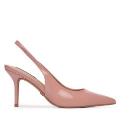 Szpilki Nine West. Czerwone szpilki damskie Nine West, bez wzorów, bez obcasa, na szpilce, bez zapięcia. Za 229.99 zł.