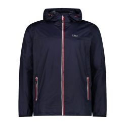 Kurtka przeciwdeszczowa z kapturem CMP. Niebieskie kurtki męskie CMP, xl, bez wzorów, sportowe, z kapturem. W wyprzedaży za 119.99 zł.