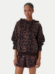 Adidas Bluza Seasonal Essentials Leopard Print KH0293 Brązowy Loose Fit. Brązowe bluzy damskie Adidas, xl, bez wzorów, z bawełny, bez ramiączek, bez kaptura. Za 279.99 zł.