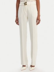 Marella Chinosy Elica 2613131063 Écru Slim Fit. Spodnie materiałowe damskie Marella, bez wzorów, z syntetyku. Za 879.99 zł.