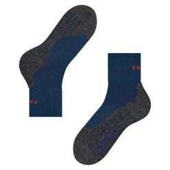 Krótkie skarpetki Falke TK2 Explore Cool. Niebieskie skarpety męskie Falke, bez wzorów, z lyocellu. Za 188.50 zł.