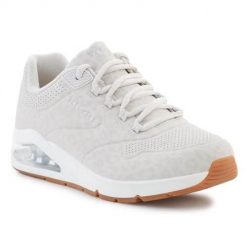 Buty do chodzenia damskie Skechers 155642OFWT. Szare obuwie sportowe damskie Skechers, bez wzorów, z materiału, bez zapięcia, trekkingowe. Za 471.00 zł.