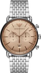 Zegarek Emporio Armani ZEGAREK MĘSKI EMPORIO ARMANI AR11239 - AVIATOR (zi020h) NoSize. Zegarki męskie Emporio Armani, bez wzorów. Za 507.55 zł.