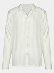 Lindbergh Koszula 30-203532 Biały Relaxed Fit. Białe koszule męskie Lindbergh, m, bez wzorów, z wiskozy, bez kołnierzyka, bez ramiączek. Za 149.99 zł.