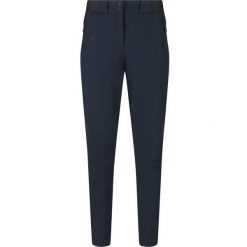 Spodnie z zamkiem błyskawicznym z poliestru damskie Whistler Gerd V2. Niebieskie spodnie sportowe damskie Whistler, bez wzorów, sportowe, trekkingowe. Za 312.00 zł.