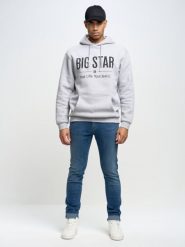 Jeansy męskie dopasowane niebieskie Tedd 356. Niebieskie jeansy męskie BIG STAR, na wiosnę, z elastanu, eleganckie. W wyprzedaży za 299.99 zł.
