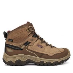 Trekkingi Keen. Brązowe obuwie trekkingowe damskie Keen, bez zapięcia. Za 599.99 zł.
