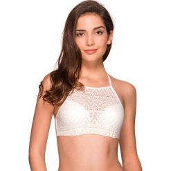 Dorina - Biustonosz kąpielowy. Białe bikini Dorina, bez wzorów, z elastanu. W wyprzedaży za 39.90 zł.