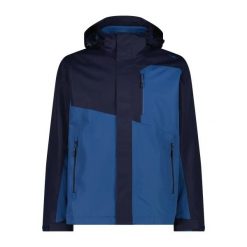 Kurtka z kapturem 3 w 1 CMP. Niebieskie kurtki męskie CMP, m, bez wzorów, z tkaniny, z kapturem. Za 462.00 zł.