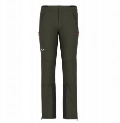 Spodnie lagorai-dark olive-50 (l) SALEWA. Zielone spodnie sportowe męskie Salewa, l, bez wzorów. Za 801.87 zł.