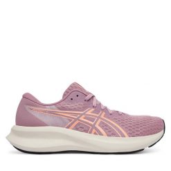 Buty do biegania Asics. Czerwone obuwie sportowe damskie Asics, bez wzorów, bez zapięcia, do biegania. Za 269.99 zł.