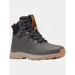 Buty Wodoodporne Męskie Columbia Landroamer Explorer WP. Szare buty zimowe męskie Columbia, bez wzorów, bez obcasa, bez zapięcia. W wyprzedaży za 296.65 zł.