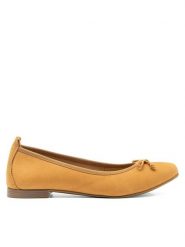 Sergio Bardi Baleriny RST-B1032-01SB Beżowy. Brązowe balerinki damskie Sergio Bardi, bez wzorów, z nubiku, bez obcasa, bez zapięcia. Za 249.99 zł.