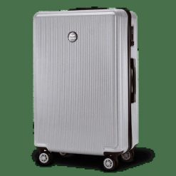 Walizka duża Wings PC African Eagle 2.0 28'' SILVER. Szare walizki damskie Wings, bez wzorów, z materiału, duże. Za 289.90 zł.