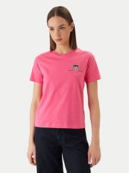 Gant T-Shirt 4200277 Różowy. Czerwone t-shirty damskie GANT, s, bez wzorów, z bawełny, bez kołnierzyka, bez ramiączek. Za 231.99 zł.
