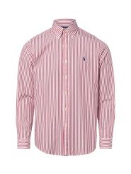 Polo Ralph Lauren Koszula Mężczyźni Regular Fit Bawełna czerwony, S. Czerwone koszule męskie Polo Ralph Lauren, m, bez wzorów, z bawełny, klasyczne, bez kołnierzyka, bez ramiączek. Za 429.95 zł.