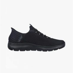 Buty sportowe Skechers Summits High Range czarne. Czarne buty sportowe męskie Skechers, bez wzorów, z syntetyku, bez zapięcia. Za 379.00 zł.