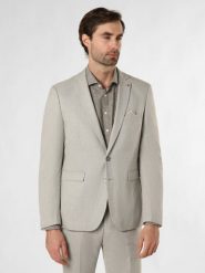 Finshley & Harding London kurtka modułowa - Brixdon Mężczyźni Slim Fit zielony|szary, 46. Szare kurtki męskie Finshley & Harding London, m, bez wzorów, eleganckie, bez kaptura. Za 549.95 zł.