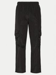 Rains Spodnie materiałowe Kano Pants Regular 19200 Czarny Regular Fit. Czarne spodnie materiałowe damskie Rains, bez wzorów, z materiału. Za 399.99 zł.