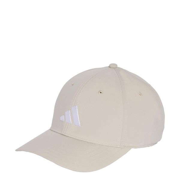 Czapka New Logo Embroidered Baseball. Białe czapki damskie Adidas, bez wzorów, z materiału, sportowe. Za 79.95 zł.