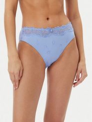 Hunkemöller Figi klasyczne z wysokim stanem Diva 301190 Błękitny. Niebieskie majtki damskie Hunkemöller, z syntetyku. Za 69.99 zł.