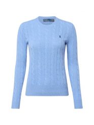 Polo Ralph Lauren Sweter z zawartością kaszmiru Kobiety Kaszmir niebieski, XS. Niebieskie swetry nierozpinane damskie Polo Ralph Lauren, xs, bez wzorów, z dzianiny, bez kołnierzyka, bez ramiączek. Za 999.95 zł.