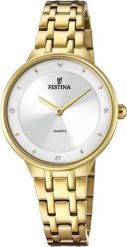 Zegarek Festina Zegarek damski Festina F20601-1 CYRKONIE złoty. Żółte zegarki damskie Festina, złote. Za 551.00 zł.