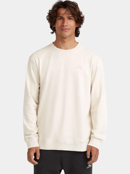 Sweter Męski O'Neill Small Logo Crew. Białe swetry męskie O'Neill, m, bez wzorów, z bawełny, eleganckie, bez kołnierzyka, bez ramiączek. Za 259.00 zł.