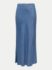 ONLY Spódnica maxi Chigo 15338281 Niebieski Regular Fit. Niebieskie spódnice damskie ONLY, xs, bez wzorów, z lyocellu, maxi. Za 99.99 zł.
