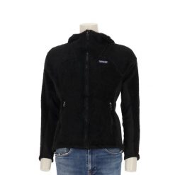 Second life - Kurtka polarowa damska Polartec Patagonia - Stan bardzo dobry. Czarne kurtki sportowe damskie Patagonia, l, bez wzorów, z jeansu, bez ramiączek, bez kaptura, trekkingowe. Za 255.56 zł.