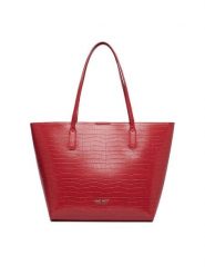 Nine West Torebka CEO-GENTLE GLAM-LDA9920 Czerwony. Czerwone shopperki damskie Nine West, bez wzorów, ze skóry, bez dodatków. Za 279.99 zł.