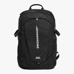 Plecak turystyczny unisex Swedemount Trail Backpack 20L. Czarne plecaki damskie SWEDEMOUNT, bez wzorów. W wyprzedaży za 179.99 zł.