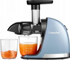 Wyciskarka wolnoobrotowa AMZCHEF 1501-BU-SM (niebieski). Niebieskie wyciskarki Amzchef. Za 384.39 zł.