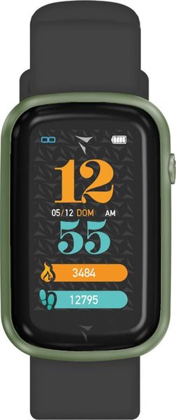 Smartwatch Techmade TM-STEPS-GRBK Czarny. Czarne zegarki smartwatch Techmade, bez wzorów. Za 265.30 zł.