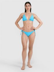 4F Dół od bikini damski - turkusowy XL. Niebieskie bikini 4F, uniwersalny, bez wzorów, z elastanu. W wyprzedaży za 39.99 zł.