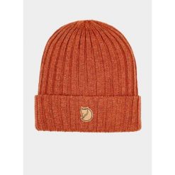 Czapka Fjallraven Byron Hat - autumn leaf. Czerwone czapki damskie Fjällräven, bez wzorów. Za 203.99 zł.