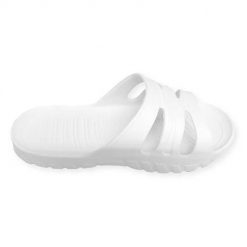 Beco Klapki Unisex Białe - EVA. Białe klapki męskie 47 Brand, bez wzorów, z materiału, bez zapięcia. Za 198.99 zł.