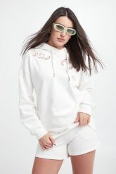 Bluza dresowa damska ERMANNO FIRENZE. Bluzy damskie Ermanno Firenze, bez wzorów, z dresówki, bez ramiączek, bez kaptura. W wyprzedaży za 1,005.95 zł.