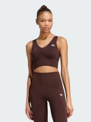 Adidas Biustonosz sportowy Essentials Seamless Bralette IA4524 Brązowy Regular Fit. Brązowe bielizna sportowa damska Adidas, xs, bez wzorów, z syntetyku. Za 149.99 zł.