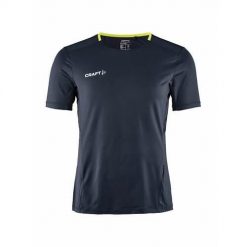 Koszulka treningowa męska Craft 1912753390000. Niebieskie bluzy męskie Craft, m, bez wzorów, z poliesteru, sportowe, bez ramiączek, bez kaptura. Za 262.00 zł.