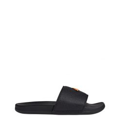Klapki adilette Comfort. Brązowe klapki damskie Adidas, bez wzorów, sportowe, bez obcasa, bez zapięcia. Za 199.00 zł.