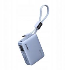 Powerbank Ugreen Powerbank 10000mAh Ugreen PB584, USB + USB-C, 33W, wbudowany kabel (szary). Szare powerbanki Ugreen. Za 111.47 zł.